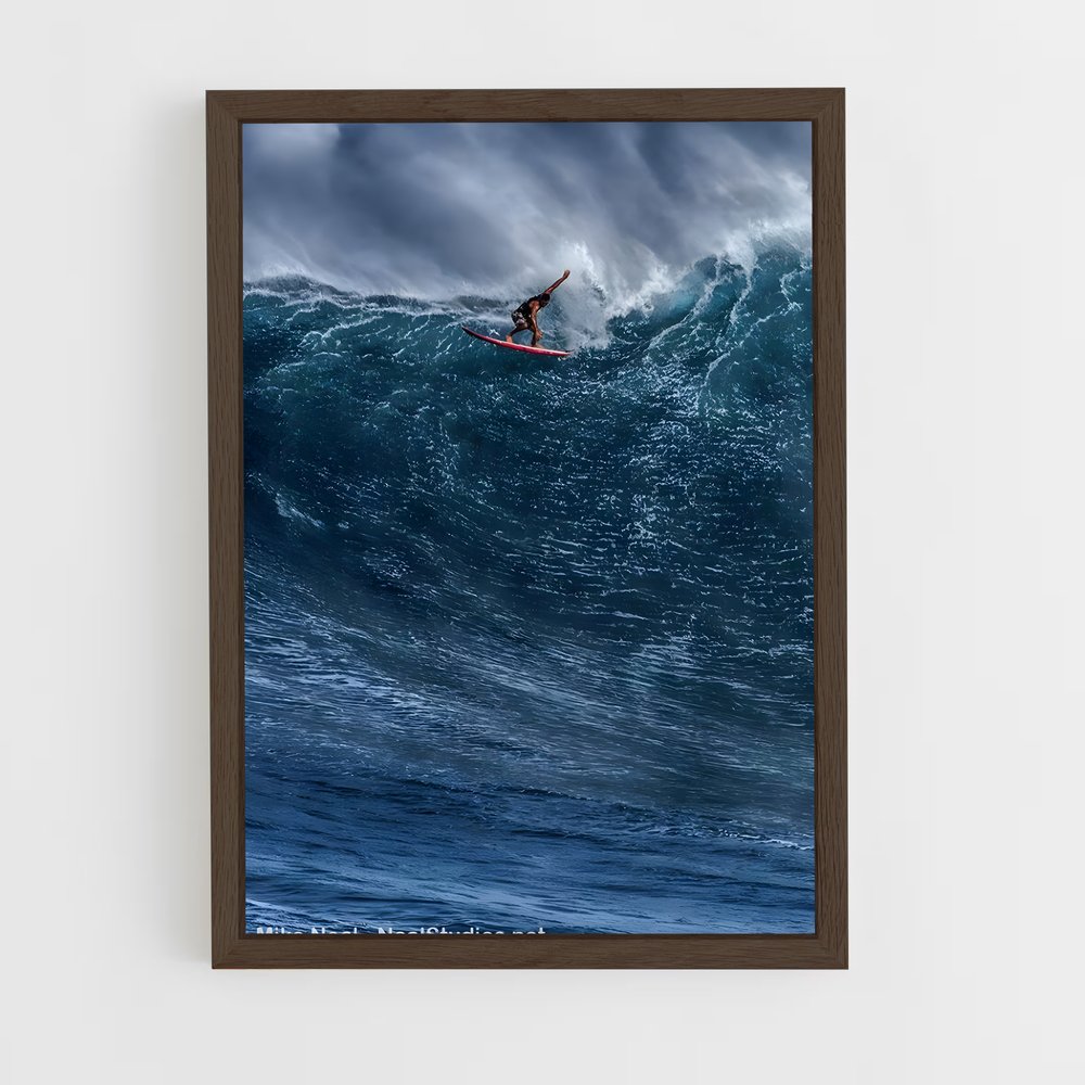 Poster Surfing the Abyss – affiche Kitesurf (vue 5)